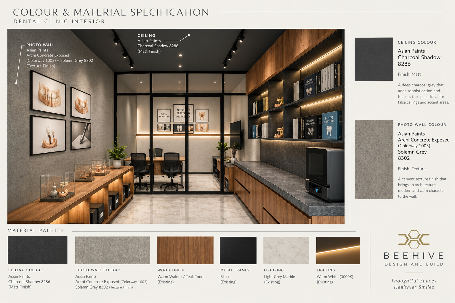 Mr.Hari's Dental Clinic material palette